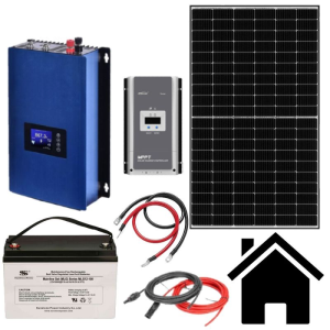 Solární sestava - GridFree II + AKU Kapacita AKU: 4×100Ah, Počet FVP: 6×460 Wp / 2,7 kWp