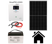 Solární sestava - VOLT 2200S Kapacita AKU: 250Ah, Výkon FV: 1 × 460Wp