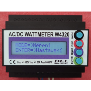 AC/DC Wattmetr s pamětí W4320