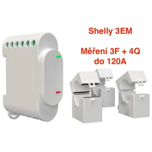 Monitoring spotřeby energie Shelly 3EM AC 3f