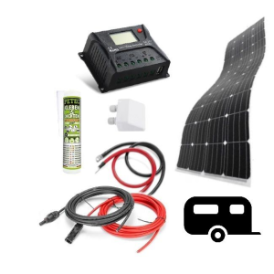 Solar kit 100Wp - bydlík I flexi