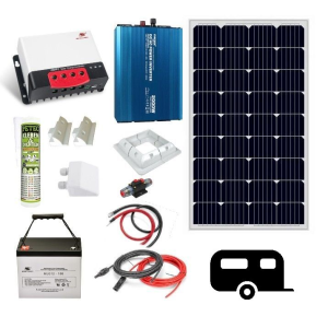 Solární sestava - Mobil I Typ baterie: MLG12-150, Výkon FV: 1 × 385Wp