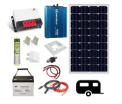Solární sestava - Mobil I Typ baterie: MLG12-100, Výkon FV: 1 × 385Wp